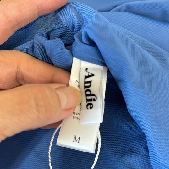 Andie One Piece Swimsuit Women M Horizon Blue The Santorini  NWT #AO212 7743 - Picture 9 of 14